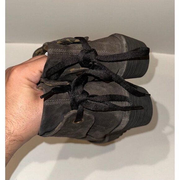 FLY London Yama Suede Ankle Wedge Boots Size 40 - Picture 5 of 10